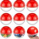 Arrowbash 16 Pcs Cartoon Ball Animation Empty Round Capsule Vending Machine Capsules with Clear Top Adult Birthday Gifts Stuffers DIY Craft Supplies Cartoon Multi-item Party Favors (4 Inch)