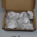 Asidrama Knobs, 10 Pack Brushed Satin Nickel Kitchen Cabinet Hardware Handle, Zinc Material for Dressers Drawers (Single Hole Knob)