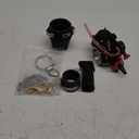 PWK28 30MM carburetor for Predator 196cc 212cc 5.5hp 6.5hp, Coleman Powersports CT200 BT200 MB200 Mini bike, KT196 Twister, and 80T Go Kart Cart Part +42mm air filter (black)