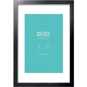 LaVie Home 16 x 24 Picture Frame Black Poster Frame,Display Pictures 12x18 with Mat or 16x24 Without Mat, Stable and Sturdy Frame and Polished Plexiglass, Suitable for wall decoration1 Pack
