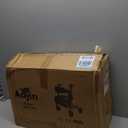 Rollator Walkers for Seniors with Seat, Foldable Walkers for Seniors, 8" All-Terrain Wheels, 18" Big Seat, 6-Level Adjustable Height Rolling Walker, 350 lb, Walker for Seniors & Adults (Burgundy)