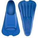 CAPAS Swim Training Fins Comfortable Silicone Lap Swimming Short Blade Floating Flippers with Mesh Bag for Adult Men Women Build Leg Strength Size 8,5