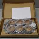 6 Cup Cast Iron Muffin Pan - Pre-Seasoned Nonstick Muffin Tin, Regular Size Cupcake Baking Pan