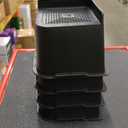 Bed Risers 4 inch Heavy Duty, 4 Pack Oversized Furniture Risers 6 inch, Black Bed Lifts Risers for Table, Sofa, Chair, Couch, Desk, Bed Frame Risers Supports Up to 6,500 Lbs