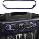RT-TCZ for Wrangler JL Center Dash AC Switch Cover Trim Frame Purple for Jeep Wrangler JL JLU Gladiator JT 2018-2023 Purple Interior Accessories