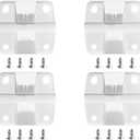 Cooler Plastic Replacement Hinges for Coleman Coolers 5253 6262 6270,for Rubbermaid Cooler Hinges,with Screws Set (4pack)