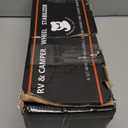 Camper Wheel Chock Stabilizer 2 Sets, Double Speed Heavy Duty Truck RV Tire Scissor Locking X Chock, Camper Accessories for Travel Trailers Tire Chalks, Anti Rust Coating, Fit for 3.5 to 12