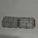 1Pack Travel Pill Organizer - 10 Compartments Pill Case, Compact and Portable Pill Box, Perfect for On-The-Go Storage, Pill Holder for Purse Gray