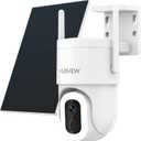 MUBVIEW Solar Security Cameras Wireless Outdoor, 2K Battery Powered Security Camera, Floodlight Camera with 800 Lumens Light & Siren, 360 PTZ, Color Night Vision, PIR Detection, 2.4GHz, IP66