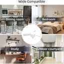 Socket Fan Light, Ceiling Fans with Lights and Remote Control, Powerful Airflow,17 inch E26 Base Quiet Dimmable Ceiling Fans for Bedroom,Bathroom, Kitchen, Living Room,1200 Lumens (3 Blades)