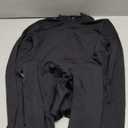 AEEZO Womens Long Sleeve Workout Jumpsuit Zip Up Yoga Rompers Sexy Tummy Control One Piece Bodycon Bottom Pants, XL