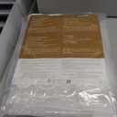 EurCross 75 inch Long Clear Shower Curtain Liner with Design, Waterproof Softer Plastic Curtain Liner for Bathroom 72x75 inches Length with 3 Bottom Weights