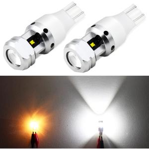 PHINLION 921 LED Bulb Reverse Light, 2600 Lumens Super Bright Canbus High Power 912 T15 922 W16W Backup Replacement Lights, 6000K Xenon White, Pack of 2