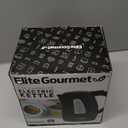 Elite Gourmet EKT8690 1.7L Electric Tea Kettle 1500W Hot Water Heater Boiler BPA-Free, Fast Boil, Water Level Window and Auto Shut-Off, Black