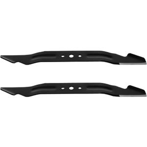 Pack of 2 Lawn Mower Blade Replacement AB2100 Compatible with EGO Power+ 56V Models LM2100 LM2101 LM2100SP LM2102SP, Black Mulching Lawn Mower Blade 21 Inch Deck