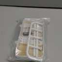 Jewelry Organizer Stand, Necklaces Holder with Wooden Tray, Necklace Display Stand Jewelry Storage Hooks for Necklace, Bracelets, Earrings, Ring, Keys, Watches (White)