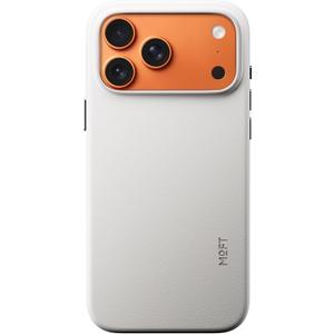 MOFT for iPhone 17 Pro Max Case- MOVAS Snap Case, MagSafe Compatible, Soft-Touch Vegan Leather, Classic Minimalist Design, Lightweight, Stain-Resistant & Camera Protection, Misty Cove