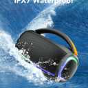 Speakers Bluetooth Wireless: 80w Loud Speaker with Bass, 30H Playtime, IPX7 Waterproof, Large Speakers for Work, Outdoor, Workshop, Garage, Portable Speaker with TWS
