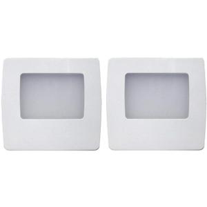 Plug in LED Night Light for Bedrooms Hallway Kitchen Stairways Foyer Bathroom, Soft Warm White, Slim Profile, 2 Pack