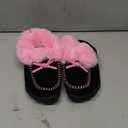 BARERUN Womens Moccasin Snow Boots Warm Winter Boots Ankle Boots for Women Outdoor Fur Lined Womens Shoes Slippers (7, Pink)