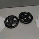 Orzly Steering Wheels for Nintendo Switch & OLED Console JoyCons, Racing Wheels for Mario Kart 8 Deluxe [Mariokart Switch Steering Wheel Joycon Controller Attachment Accessories]-TWIN PACK [2X Black] (6.2 inch Switch 1)