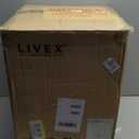 Livex Lighting 41246-91 Art Glass - 12.63" One Light Mini Pendant, Brushed Nickel Finish with Smoke Glass