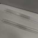 Shower Door Bottom Seal Strip, 2PCS Seal Strip, Ultra Clear PVC, 36" Length, Fits 12mm Thick Glass, Prevents Leaks, Easy Installation, No Adhesive Required (Ultra Clear, 36in for 1/2"(12mm) Door)
