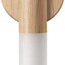 LANDGOO Wooden Motion Sensor Night Lights Magnet Body Sensor Hallway Night Lights Rechargeable Led Light Portable Stairway,Wall Sconce Battery Powered Cabinet Lights (Small, White Ash Wood)