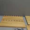 LILXIU 3-Tier Scalloped Bookshelf, Montessori Bookcase for Toddlers, Wooden Book Shelf for Kids Rooms, Playroom Nursery Classroom Organizer and Display Furniture