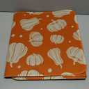 Artoid Mode Orange Hello Pumpkin Fall Kitchen Mats Set of 2, Autumn Home Decor Low-Profile Kitchen Rugs for Floor - 17x29 and 17x47 Inch