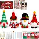 MAGIMUSE Needle Felting Kit, Needle Felting Starter Kit with Basic Felt Tools, Christmas Gnome Needle Felting Kit for Beginners, DIY Wool Needle Felting Supplies for Christmas Festival Crafts