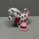 YH YUHUNG Interactive Dalmatian Walking Dog Toy with Leash Remote Dog Toy for Kids, Plush Puppy That Walks, Barks & Wags, Electrnoic Pets Soft Interactive Stuffed Animal, Battery Powered Puppy, 3+