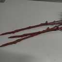 Lyrow 6 Pack Artificial Cimicifuga Plant Leaf Spray Faux Plum Faux Fall Spray Silk Plants Cimicifuga Plant Leaf Branch for Home Vase Wedding Garden Farmhouse Table Mantel Decor (32 Inches)