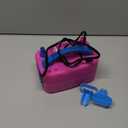 Electric Balloon Pump,110V 600W Portable Dual Nozzles Balloon Pump,Air Pump Balloon Blower for Party Decorations with Tying Tool (Small, Rose Red)