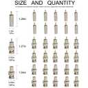 BNC to RCA Adapter Connectors Kit - 30 Pcs Coaxial Cable Connectors Assortment - Male & Female BNC to RCA