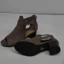 CITYCLASSIFIED Invest ~ Women's Cutout Side Strap Mid Black Chunky Heel Fashion Ankle Bootie (9, Smoke Taupe)
