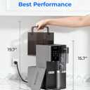 Waterdrop A2G Mineral Countertop Reverse Osmosis System Water Filter, Hot and Cold RO System, 6 Temperature Settings, 3:1 Pure to Drain, 6-Stage, Portable Pure Water Tank