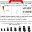 QUMY Dog Shoes for Large Dogs, Medium Dog Boots & Paw Protectors for Winter Snowy Day, Summer Hot Pavement, Water-Resistant in Rainy Weather, Outdoor Walking, Indoor Hardfloors Skid-Resistant Sole (Size 3: 2.0''x2.5''(W*L) (Pack of 4))