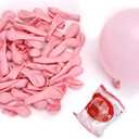120 PCS Pink Balloons 5 Inch Light Pink Latex Party Balloons Pastel Baby Pink Balloon Wedding Girl Sweet Birthday Bride Baby Shower Party Balloon Decors Valentine's Day Gender Reveal Christmas Party