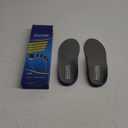 Plantar Fasciitis Feet Insoles Arch Supports Orthotics Inserts Relieve Flat Feet, High Arch (Mens 6-6 1/2 | Womens 8-8 1/2) (Gray)