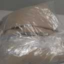 TWODRAPES Pinch Pleated Neutral Linen Curtains 2 Panels Set Living Room Dining Pinch Pleat Back Tab Light Filtering Farmhouse Boho Retro Window Curtain Drapes 84 Inch Length Latte Tan Brown