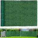 Grooy Artificial Boxwood Roll Panels, 71"x 144"(72 sq.ft) UV-Anti Faux Ivy Leaves Privacy Fence Screen Grass Wall Roll Panels for Indoor Home Decor and Outdoor Garden Backyard