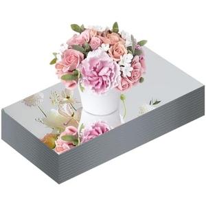 JAMBALAY 12"×5" Mirror Centerpieces for Tables, Set of 12 Glass Mirror Table Centerpieces, Rectangular Glass Mirror Trays, Mirror Candle Plates for Wedding Decorations and Party