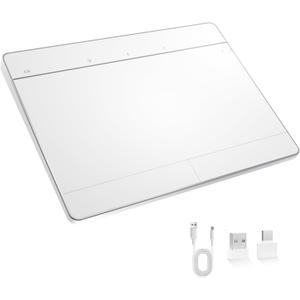 Wireless Bluetooth Trackpad for Windows 10/11, Supports 3 Connection Modes, High-Precision Multi-Gesture Touchpad, Compatible with PC Laptop Computer