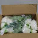 Mkono Peonies Artificial Flowers, Small Silk Flowers for Home Decor Indoor Fake Bouquet Faux Floral Arrangements Dining Table Centerpieces for Kitchen Party Decor White