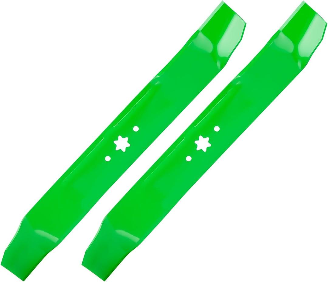 Youxmoto Mower Blade Fit for Cub Cadet 942-04126, RZT42 LT1040 LT1042, 42 inch Deck Heavy Duty 2 Pack Green