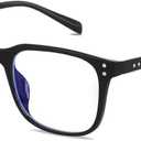 Blue Light Glasses for Men Women - Clear Blue Light Blocking Computer Gaming Glasses Anti Glare Fashion Eyewear