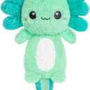Axolotl Microwavable Unscented Heating Pad for Women and Kids- Cute Soft Cozy Pillow Plush Heatable Warm Stuffed Animals - Kawaii Hot and Cold Plushie Food Toy - Axolotl Gifts for Girls and Boys Mint