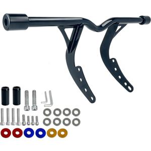 2018-up Softail Footpeg Engine Guard 1.25" Highway Crash Bar for Harley M8 2018-up Street Bob FXBB FXBBS Low Rider FXLR FXLRS FXLRST Standard FXST (Gloss Black)