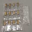 YU FENG 12pcs Clear Perfume Spray Bottles 15ml Glass Fine Mist Sprayer Empty Spray Bottles Refillable Container Perfume Atomizer for Cleaning, Essential Oil, Liquid